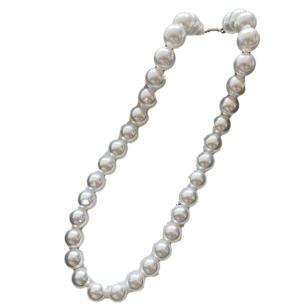 High Luster White Pearl Glass Beads – DIY Imitation Pearl Necklace
