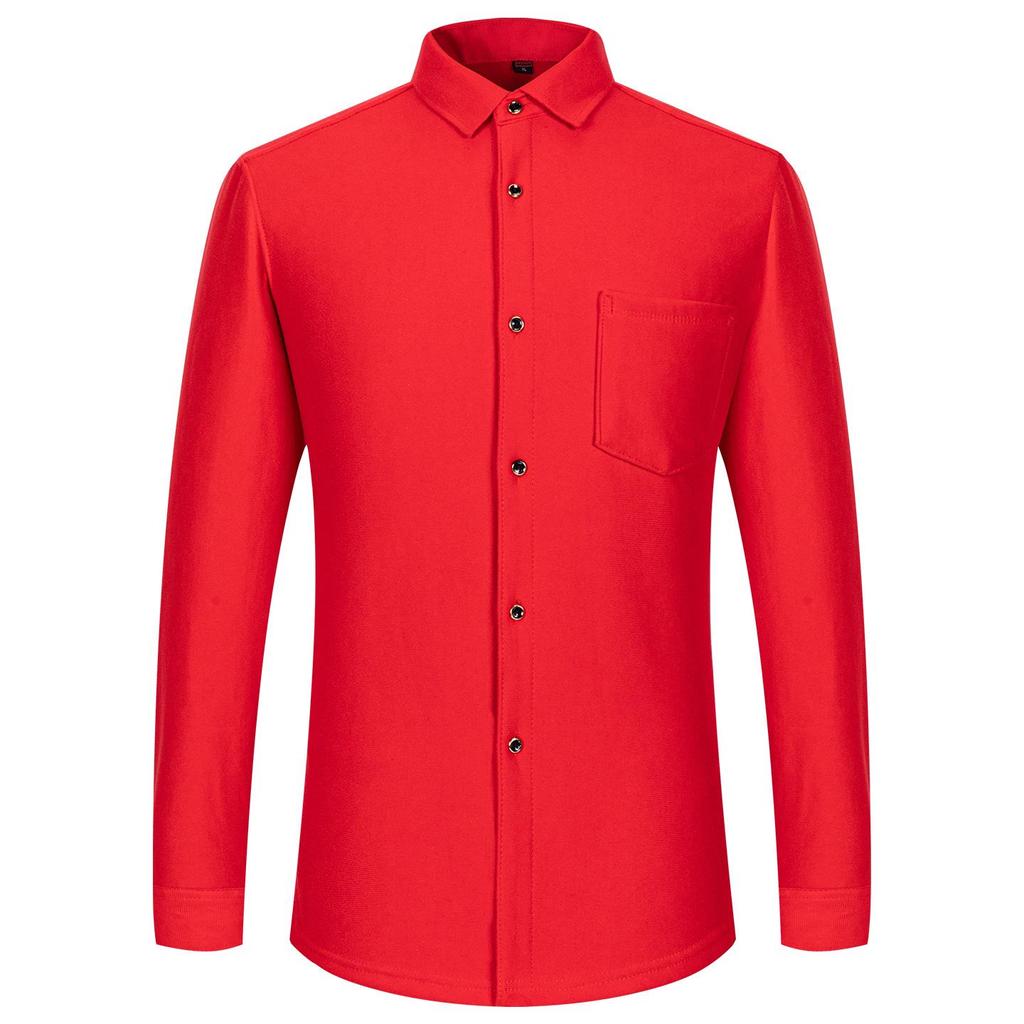 New Plus Size 8XL 7XL 6XL Men's Shirt Autumn Winter Fleece Thickened Warm Long Sleeve Plaid Business Casual Slim-fit Man Clothes