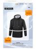 Unisex Korean-Style Hooded Windbreaker for Autumn/Spring - Casual Loose Fit, Plus Size, Ideal for Couples