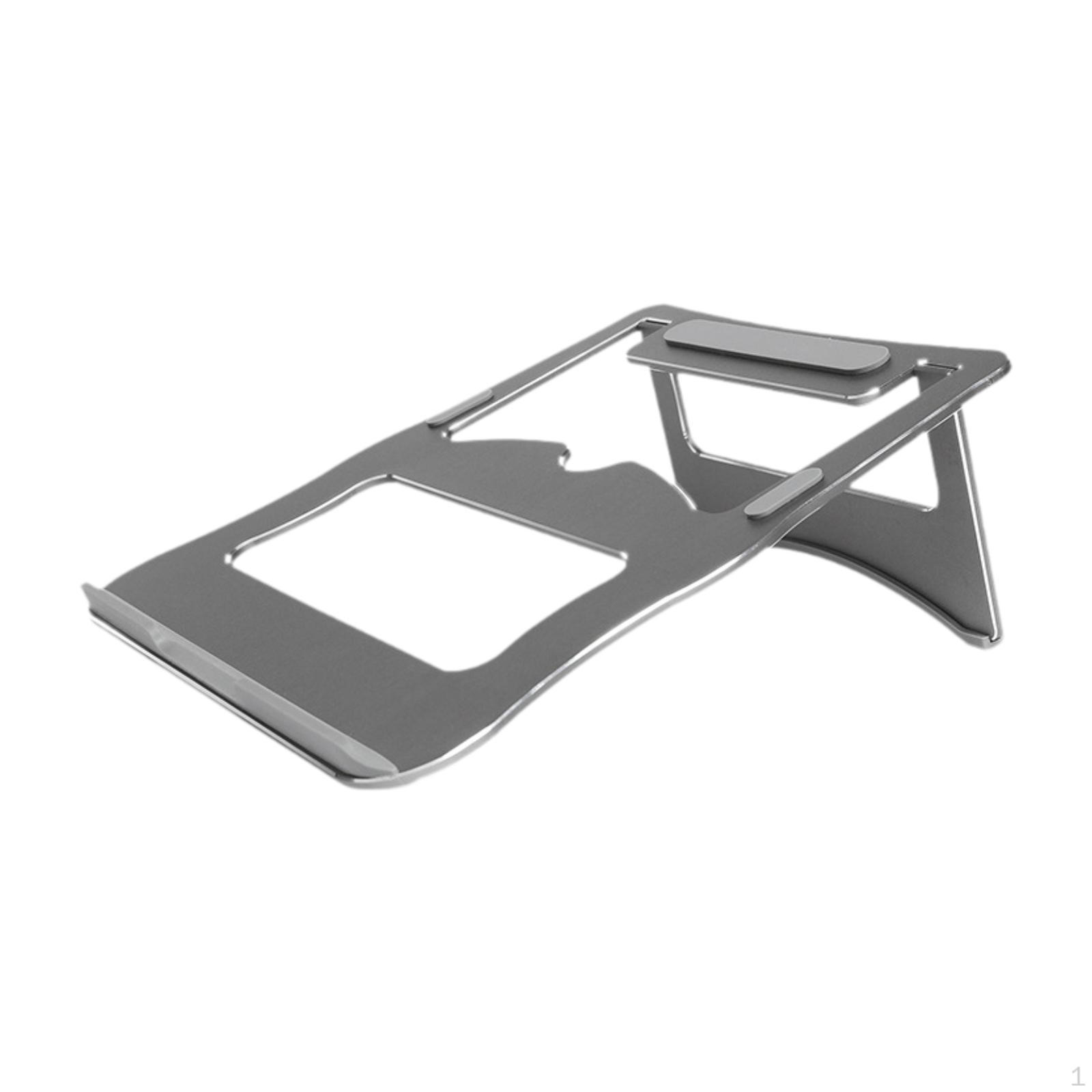 

Компьютерная охлаждающая подставка с противоскользящей подкладкой Универсальное бесшумное охлаждение для ноутбука для спальни, музыки, книг серый