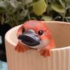Cute Small Animal Figurine Resin Crafts Otter Bonsai Ornaments  Living Room Bedroom