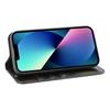 For iPhone 13 Stand Cases Genuine Split Leather Wallet Phone Cover Magnetic Closure
