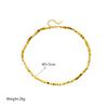 XIYANIKE 316L Stainless Steel Necklace for Women Gold Color Chain Irregular Bead Exquisite Charming New Trends Simple Jewelry