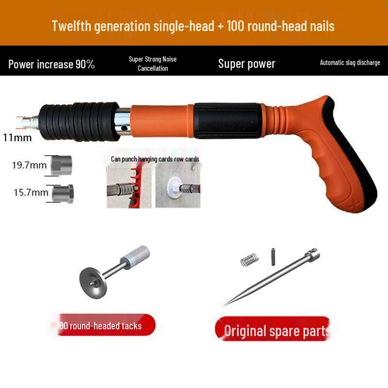 Mini Ceiling Fixing Nail Gun for Installing Air Conditioner Hanging and Cement Wall Fastening