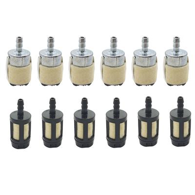 6pcs 125-527 Fuel Filter for ECHO String Trimmer SRM210 GT200 SRM225 SRM210 SRM2100 GT225 PAS225 PB200 Fit Chainsaw Brush Cutter