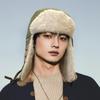 Croogo Pilot Russian Hat with Ear Outdoor Flight Aviator Hat Cap, Flaps, Winter, Skiing, Activities, Unisex, Cap, (G-PL06-Green)