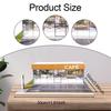 1/64 Model Car Display Case Diorama Micro Landscape Decor Collectible Gift with Light Decorative
