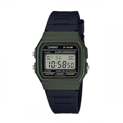 CASIO Digital Watch F-91WM-3ADF