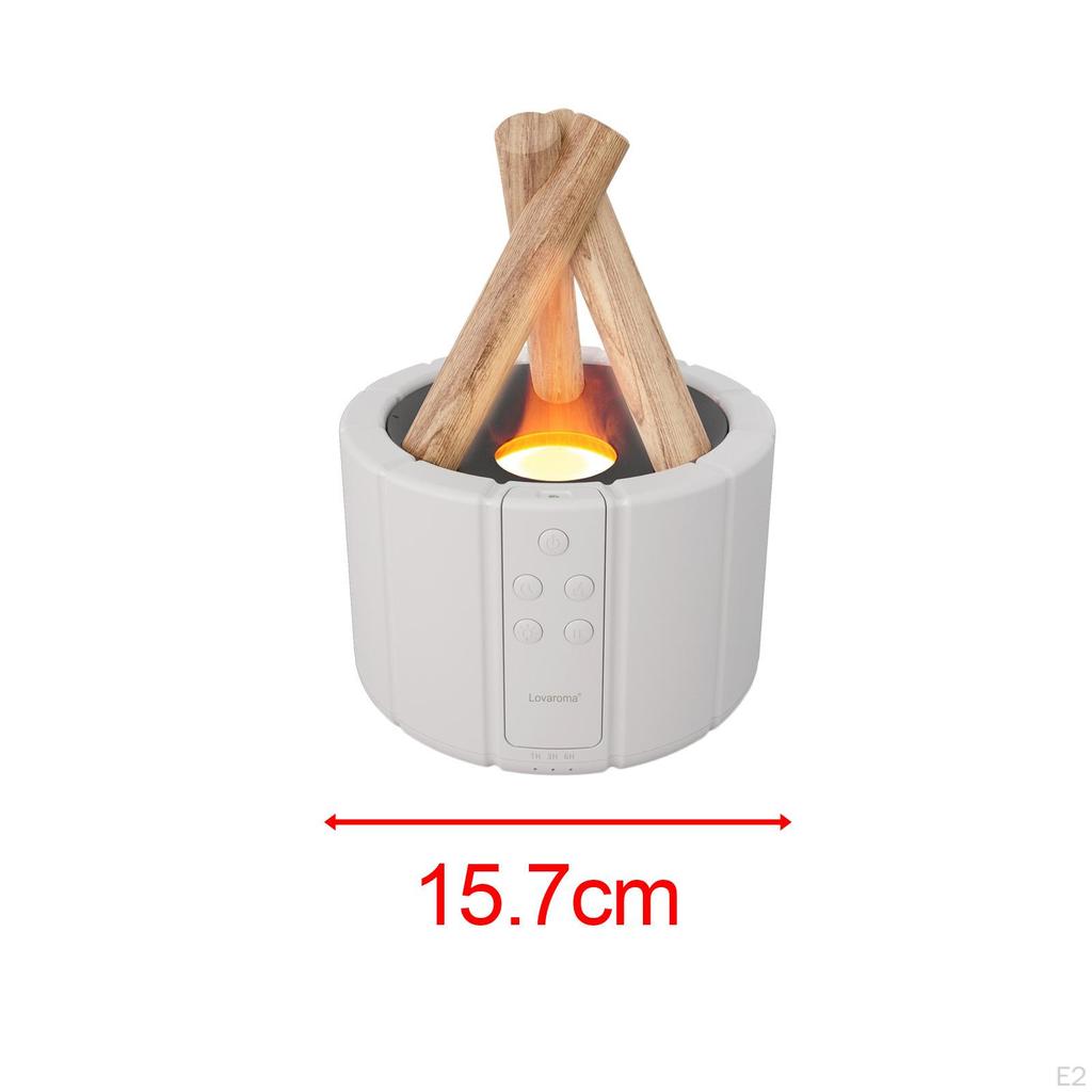 Flame Diffuser Humidifier Electric Aroma 250ml Essential Oil Air for