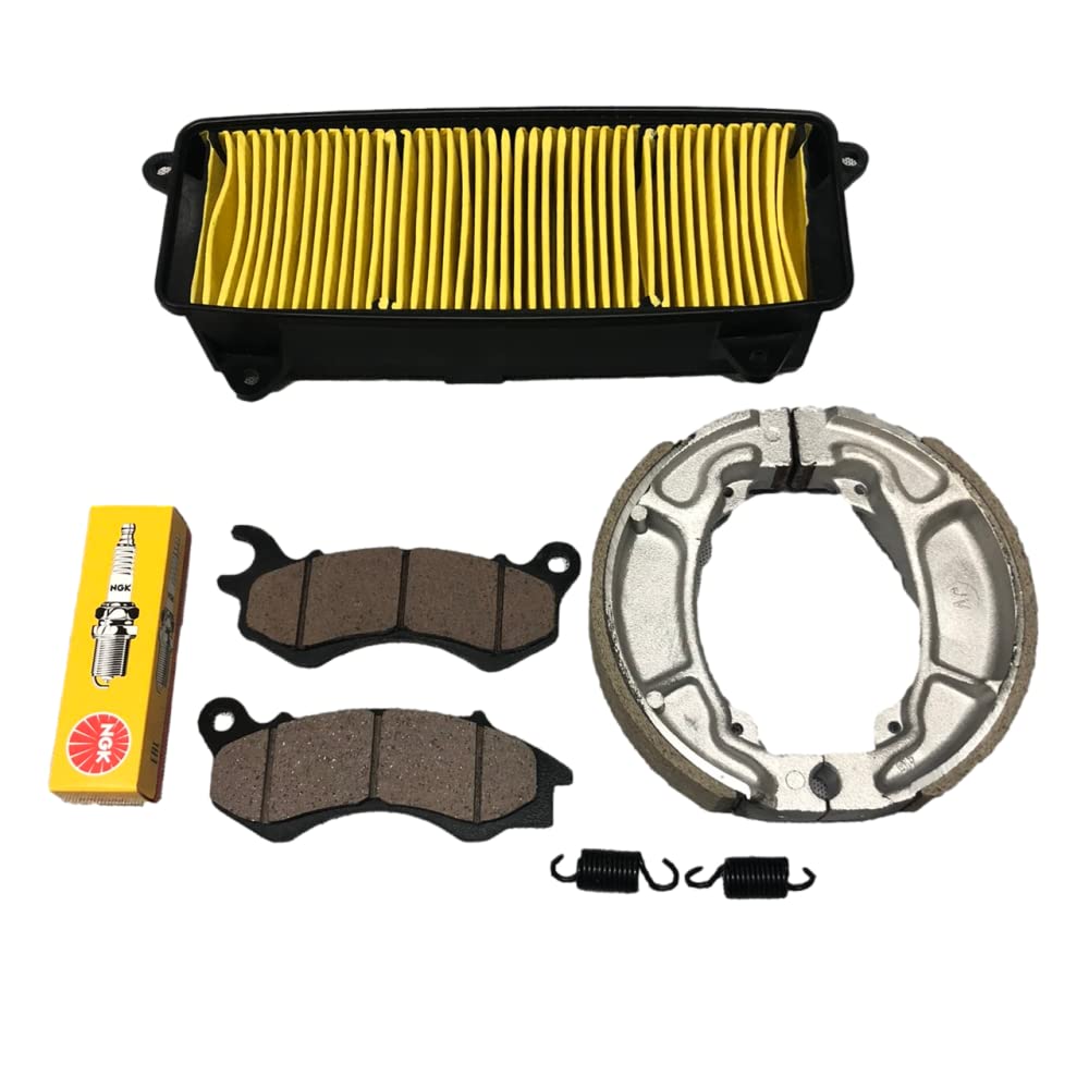 

Lead 110EX JF19 NHX110WH A Front and Rear Brake Pads, Shoes, Air Filter, NGK Spark Plugs CR7EH9 (Part Number: A-BPK-10016H)