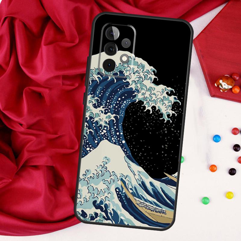 

Великая волна у Канагавы Для Samsung Galaxy A55 A53 A33 A13 A35 A15 A36 A56 A26 A16 A22 A32 A52 A54 A34 A06 A05 Чехол Samsung A53 5G