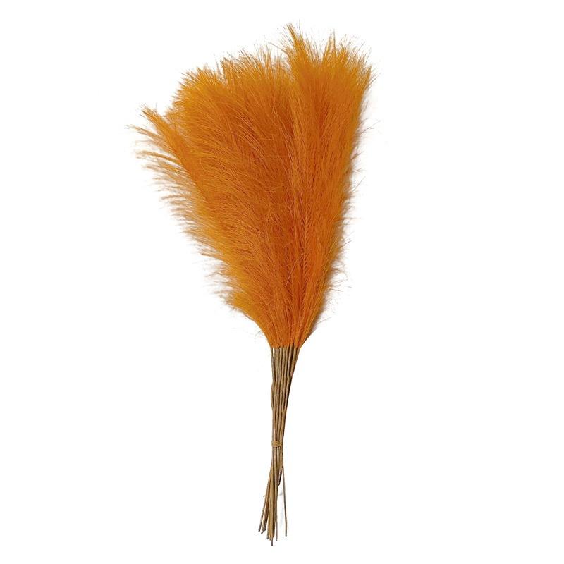 

Практичный декор в стиле бохо из пампасной травы, цветок, искусственное растение, тростник, имитация, свадебная вечеринка, украшение для дома, искусственные цветы золотисто-желтый