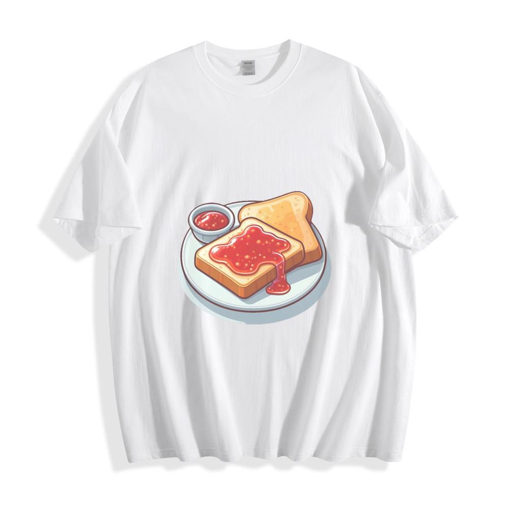 

Jammy Toast Treat T-Shirt - Sweet Morning Bliss Unisex Tee XL