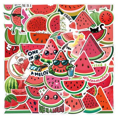 55 New Watermelon Graffiti Stickers Decorative Skateboard Mobile Phone Waterproof Stickers