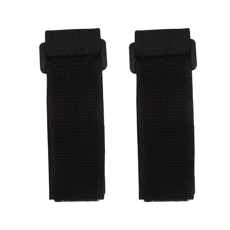

Elastic Hook Loop Straps Reverse Buckle Hook Loop Magic Elastic Band Hook Straps Fastener Tape Sewing Accessories Multi-Purpose One Size чёрный