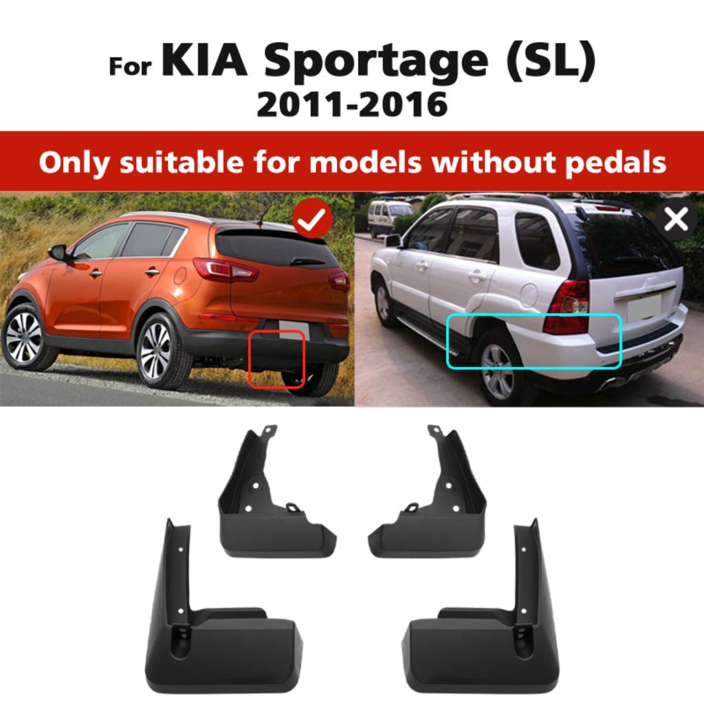 4PCS Car Mud Flaps Splash Guards Mudguards Car Mud Flaps Compatible with KIA Sportage SL 2011 2012 2013 2014 2015 2016