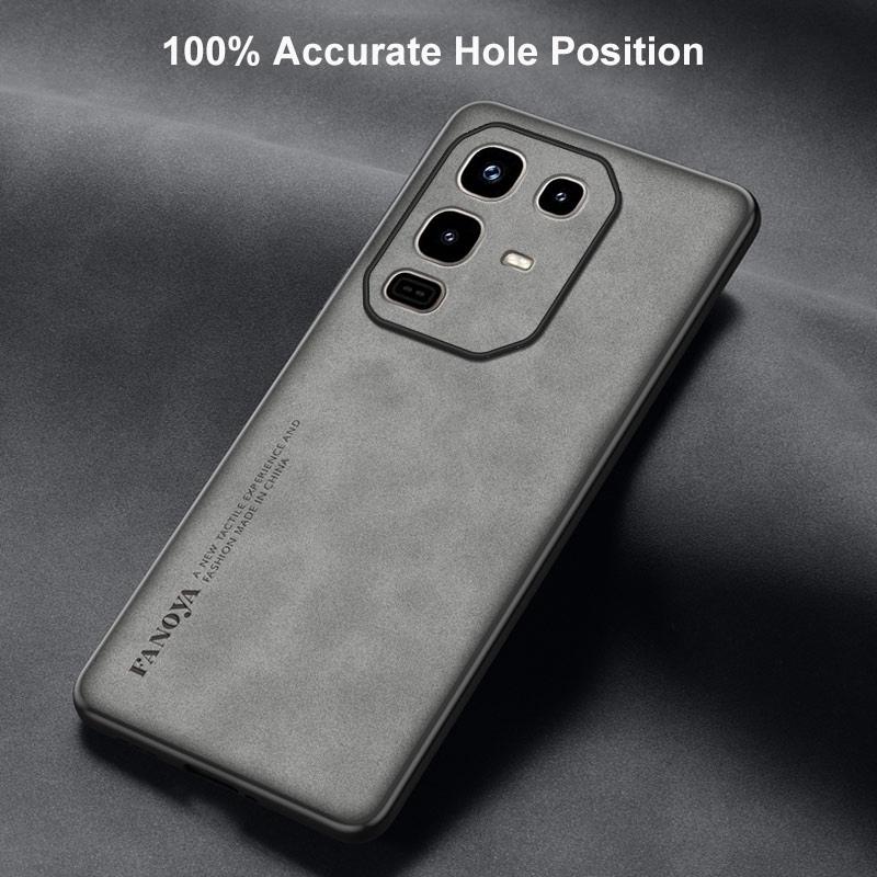 For Infinix Note 50X Case Luxury PU Leather Phone Case For Infinix Note 50X 5G Note50X Back Cover Matte Silicone Full Protection
