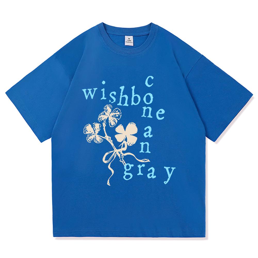 Lucky Charm Collage TShirt Wishbone Album Conan Gray Kid Krow 2025 Menwomen Clothing Harajuku High Quality Tops Cotton TShirts