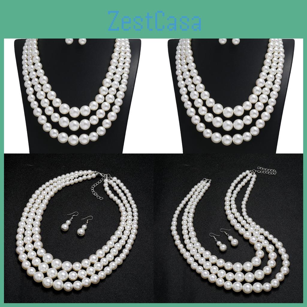 Modern Pearl Jewelry For Women Geometric Design Fashion Accessory