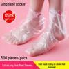 Disposable Moisturizing Foot & Hand Mask - Transparent, Waterproof Cover for Home Care
