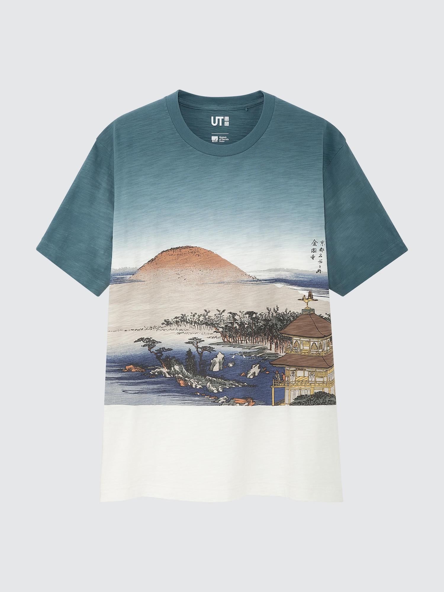 

Футболка с коротким рукавом Uniqlo Japan Ukiyo E UT Graphic 64 BLUE/M