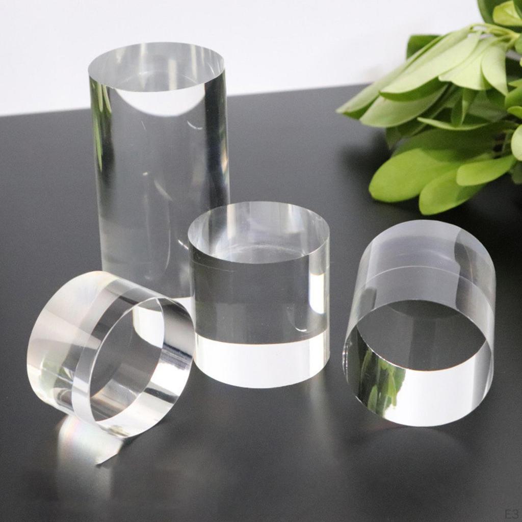 Acrylic Rings Display Photography Props for Collectible Dolls Models Figures