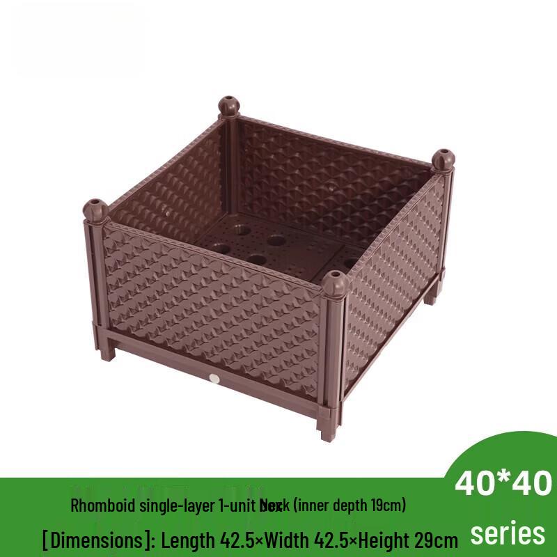 Hualongdun Extra Large Rectangular Plastic Planter