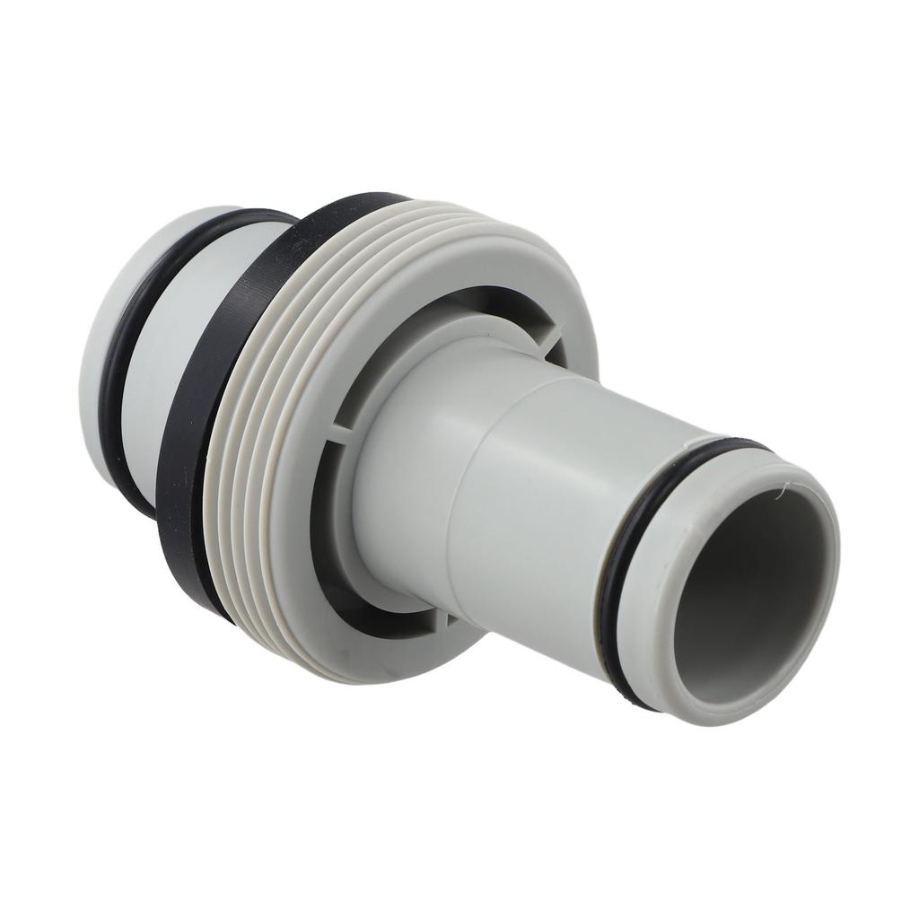 1PC Hose Extension Adapter With Rubber O-rings For Intex Split Hose Plunger Valve Pool Part 1.5in To 1.25in Straight Connector