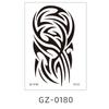 Long-lasting Black Tattoo Stickers Elegant Body Art Tattoo Temporary Tattoo Stickers  Women Men