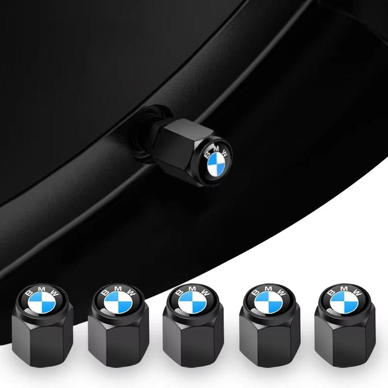 5PCs Car Wheel Tire Valve Caps Air Stem Covers For BMW M E34 E36 E60 E90 E46 F10 F20 F30 X5 X6 X1 M3 M5 M6 Accessories QMM8685 ER4
