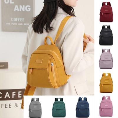 Solid Candy Color Backpack Fashion Lightweight Waterproof Backpack ARI
