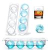 Round Ice Maker, Ice Maker for Making Round Ice [New for 2023] Clear Ice, Long-Lasting, Whiskey Ice, Rock Ice, Large Ice, Approx. 5.2cm Diameter, Easy