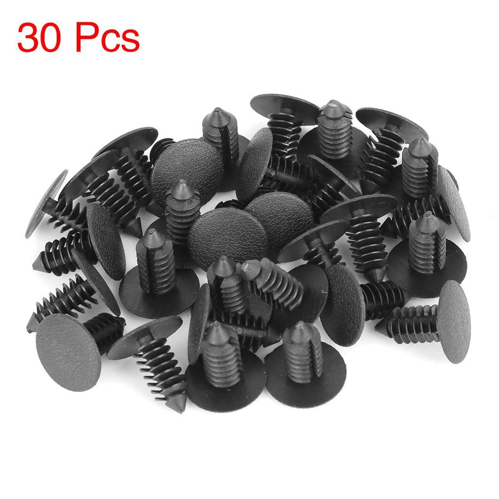 uxcell Bolt Rivet Fastener 9mm Hole Diameter Plastic Trim Panel