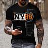 Camiseta de Verano para Hombre3DImpresión de Letras de Calavera Moda Manga Corta Ropa de Hombre Cuello O Ocio Poliéster Camiseta Ropa de Calle