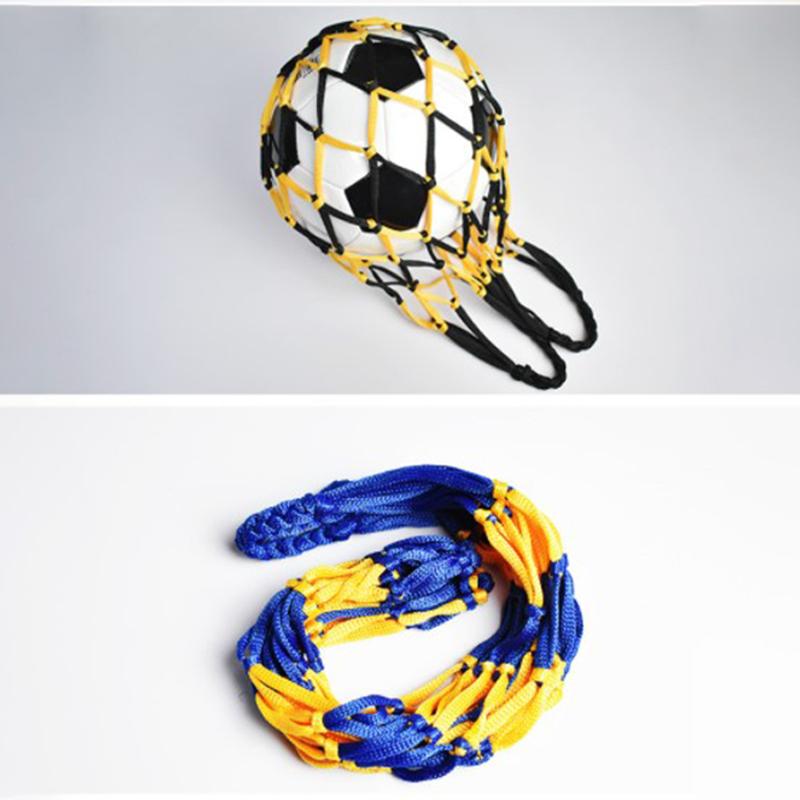 Football Net Bag Nylon Bold Storage Bag Single Ball Carry Portable Equipment