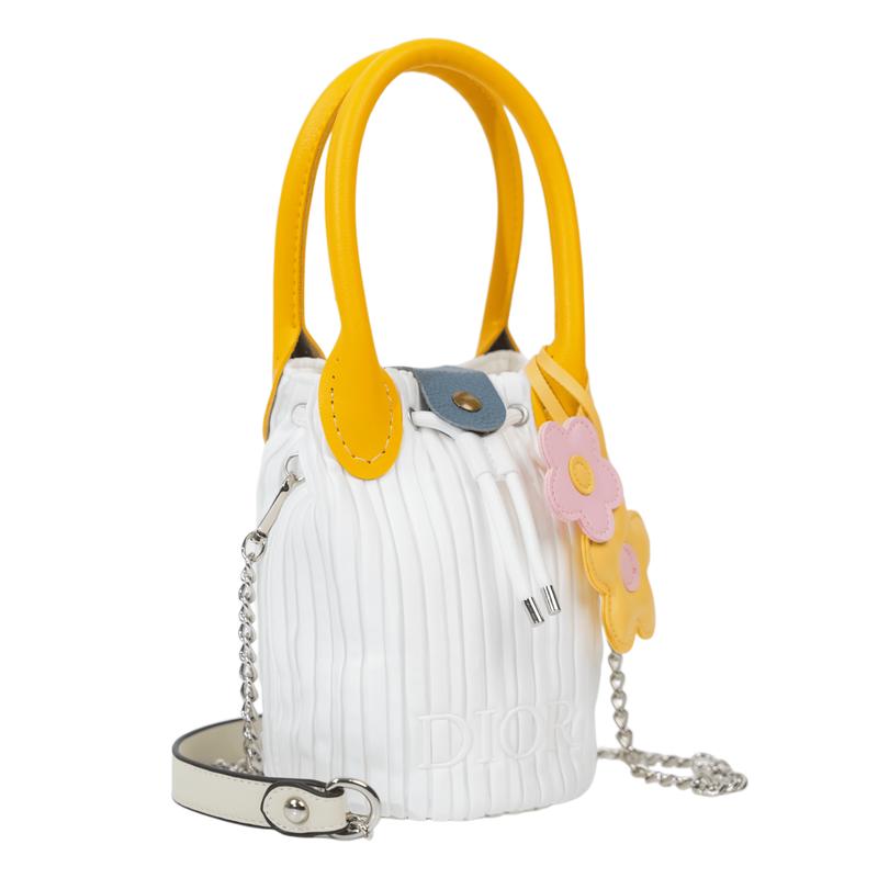 DIOR Bag [Customized Cosmetic Bag] Summer Flower Sea Niche Trendy High-end Cute Simple Fashion Versatile Classic Exquisite Storage Portable Polyester