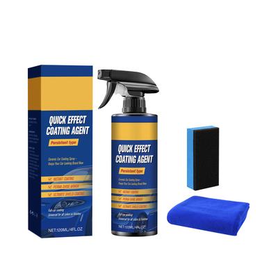 Spray do Woskowania Lakieru Samochodowego Agent Crystal Plating Wzmocniony Spray Pokrywający Wielofunkcyjny Agent Pokrywający Pielęgnacyjny 120ml