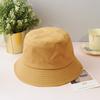 Candy colored fisherman hat, solid color sun protection bucket, thin design, temperament sun basin hat