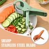 Food Manual , Stainless Steel With Peeler, Multifunctional Banana For Even , Easy Kitchen Gadget