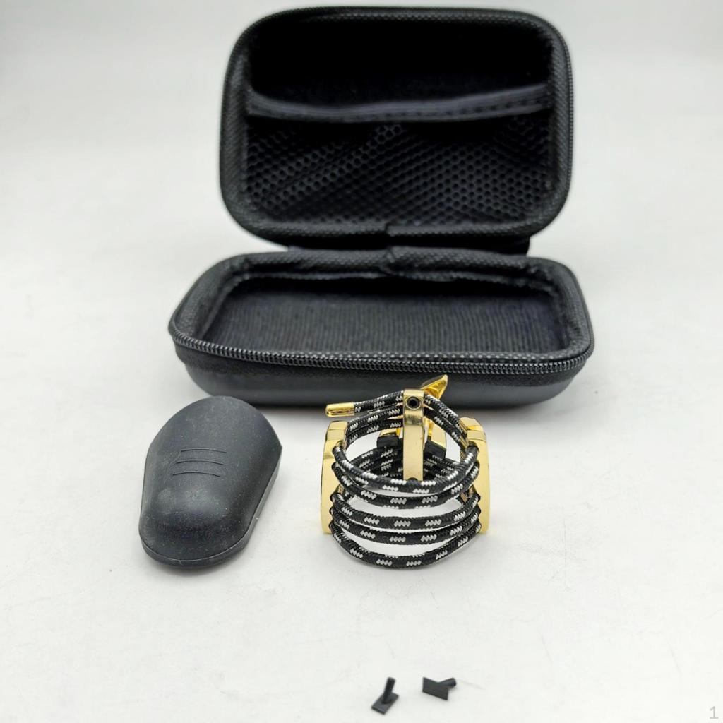 Compact Saxophone Ligature, Metal Mouthpiece Clamp Accessory D