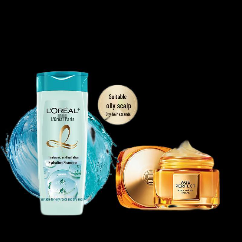 L Oreal Hyaluronic Acid Shampoo & Honey Face Cream Set