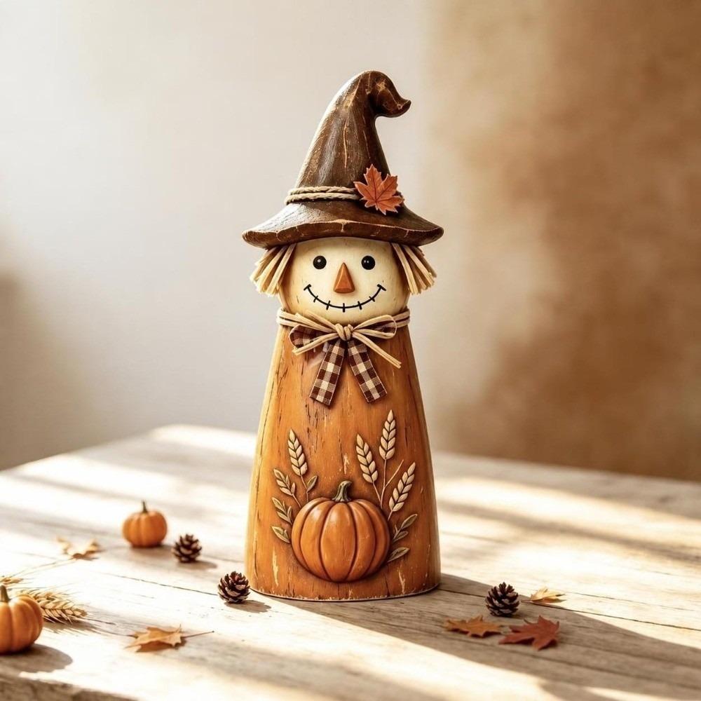 Vintage Style Fall Decor Set Tabletop Witch Table Decorations  Autumn Decoration