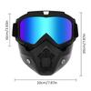 Dustproof Motocross Glasses Windproof Motorcycle Goggles Breathable Full Face Protective Motorbike Dirt Bike MTB Helmet Mask