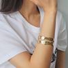 Nuago Bracelet Summer Bangle Women's Gold Detail Silver
