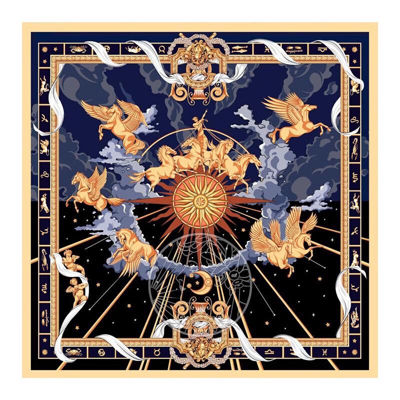 ITARORA Aurora Dawn 100% Mulberry Silk Scarf & Tie Set