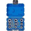 9-teiliges Torx-Steckschlüssel-Set, Stecknüsse mit Farbcodierung und Kugelfangrille