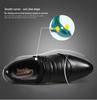 Aofu 2266 Men's Pointed Toe Slip-On Leather Formal Shoes