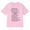Eurovision 2025 Host Cities Music T shirt Men Women Trend Y2k Oversized short sleeve T-shirts Unisex 100% Cotton clothing Tops