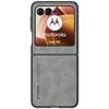 Compatible with Moto Razr 50: Ultra-Light Leather Texture Frosted Protective Case