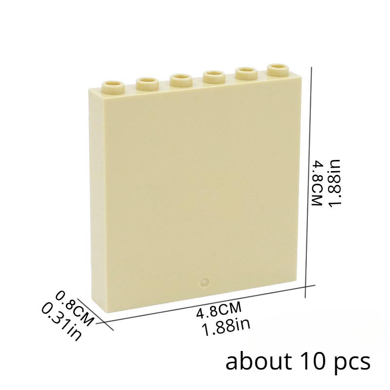1x6x5 Window Glass Houses Wall Element 59349 Compatible Building Blocks Panel Assembles Accessories